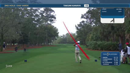 Takumi Kanaya | Round 4 | 2nd hole | Shot 1 | 2026 THE PLAYERS