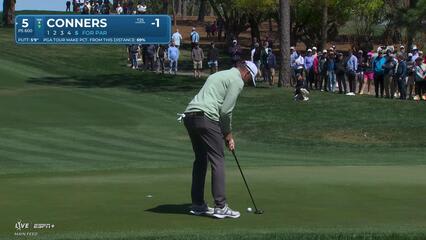Corey Conners | Round 2 | 5th hole | Shot 5 | 2025 Valspar