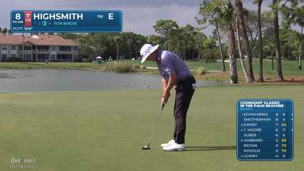 Joe Highsmith | Round 2 | 8th hole | Shot 4 | 2026 Cognizant Classic