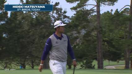 Hideki Matsuyama | Round 2 | 6th hole | Shot 3 | 2026 AT&T Pebble Beach