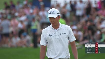 Michael Kim | Round 4 | 18th hole | Shot 4 | 2025 WM Phoenix Open