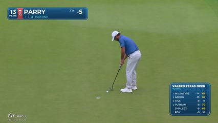 John Parry | Round 2 | 13th hole | Shot 3 | 2026 Valero