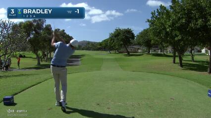 Keegan Bradley | Round 2 | 3rd hole | Shot 1 | 2025 Sony Open