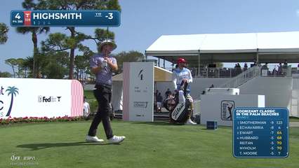Joe Highsmith | Round 2 | 4th hole | Shot 1 | 2026 Cognizant Classic