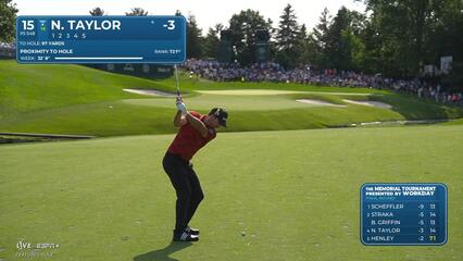 Nick Taylor | Round 4 | 15th hole | Shot 3 | 2025 the Memorial