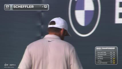 Scottie Scheffler | Round 3 | 17th hole | Shot 2 | 2025 BMW Championship