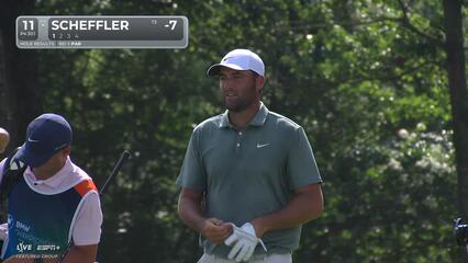 Scottie Scheffler | Round 2 | 11th hole | Shot 1 | 2025 BMW Championship