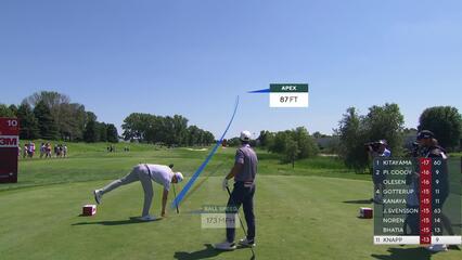 Jake Knapp | Round 3 | 10th hole | Shot 1 | 2025 3M Open