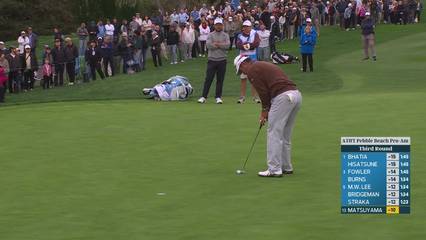 Hideki Matsuyama | Round 3 | 1st hole | Shot 4 | 2026 AT&T Pebble Beach