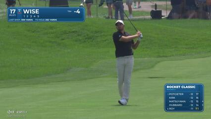 Aaron Wise | Round 2 | 17th hole | Shot 2 | 2025 Rocket Classic