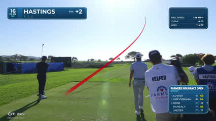 Justin Hastings | Round 1 | 16th hole | Shot 1 | 2026 Farmers