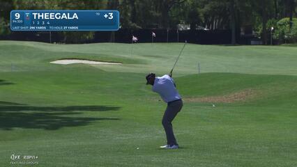 Sahith Theegala | Round 2 | 9th hole | Shot 2 | 2025 RBC Heritage