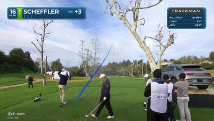 Scottie Scheffler | Round 1 | 16th hole | Shot 1 | 2026 The Genesis