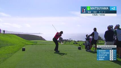 Hideki Matsuyama | Round 2 | 3rd hole | Shot 1 | 2025 Genesis