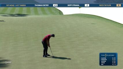 Nick Taylor | Round 1 | 1st hole | Shot 4 | 2025 THE PLAYERS