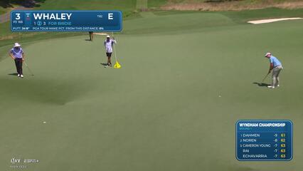 Vince Whaley | Round 1 | 3rd hole | Shot 2 | 2025 Wyndham