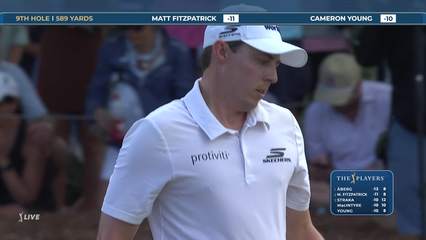Matt Fitzpatrick | Round 4 | 9th hole | Shot 5 | 2026 THE PLAYERS