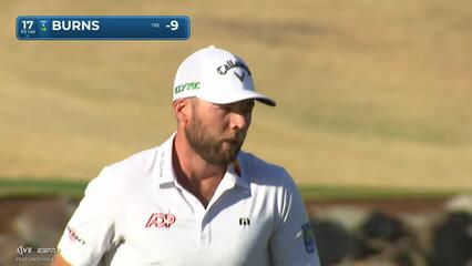 Sam Burns | Round 3 | 17th hole | Shot 3 | 2025 The American Express