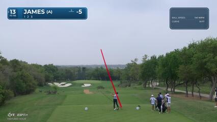 Benjamin James | Round 2 | 13th hole | Shot 1 | 2025 Valero