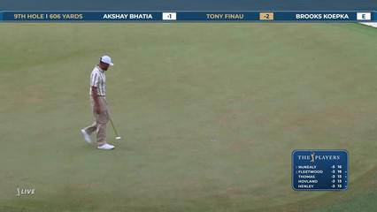 Tony Finau | Round 1 | 9th hole | Shot 4 | 2026 THE PLAYERS