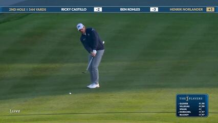 Henrik Norlander | Round 2 | 2nd hole | Shot 3 | 2025 THE PLAYERS