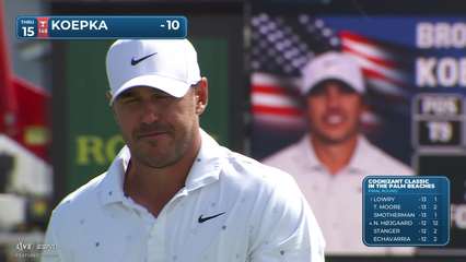 Brooks Koepka | Round 4 | 15th hole | Shot 3 | 2026 Cognizant Classic