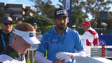 Matthieu Pavon | 2024 Farmers | Round 4 | 14th hole | Shot 1