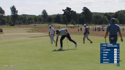 Viktor Hovland | Round 2 | 2nd hole | Shot 4 | 2025 Genesis Scottish Open
