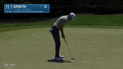 Jordan Spieth | Round 3 | 11th hole | Shot 4 | 2025 Truist Championship