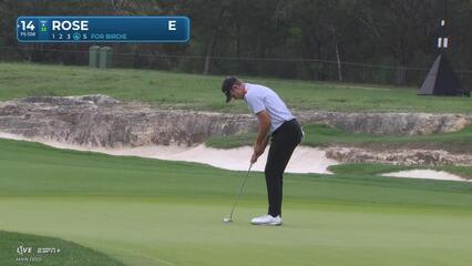 Justin Rose | Round 1 | 14th hole | Shot 4 | 2025 Valero