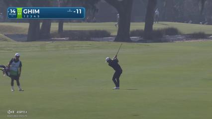 Doug Ghim | Round 2 | 14th hole | Shot 3 | 2025 The RSM Classic