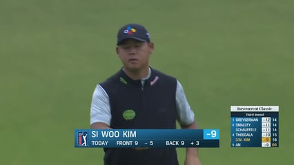 Si Woo Kim | Round 3 | 16th hole | Shot 4 | 2025 Baycurrent