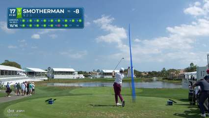 Austin Smotherman | Round 1 | 17th hole | Shot 1 | 2026 Cognizant Classic