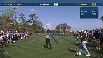 Aaron Rai | Round 3 | 9th hole | Shot 1 | 2025 THE PLAYERS