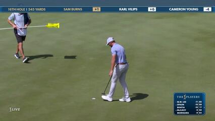 Sam Burns | Round 2 | 16th hole | Shot 4 | 2025 THE PLAYERS