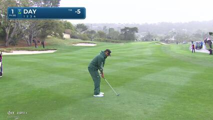 Jason Day | Round 3 | 1st hole | Shot 2 | 2025 AT&T Pebble Beach