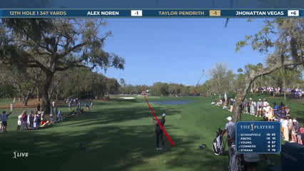 Taylor Pendrith | Round 2 | 12th hole | Shot 1 | 2026 THE PLAYERS