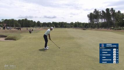 Collin Morikawa | Round 1 | 3rd hole | Shot 2 | 2025 Genesis Scottish Open