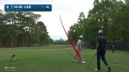 Min Woo Lee | Round 1 | 6th hole | Shot 1 | 2025 Houston Open