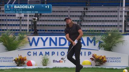 Aaron Baddeley | Round 4 | 1st hole | Shot 1 | 2025 Wyndham