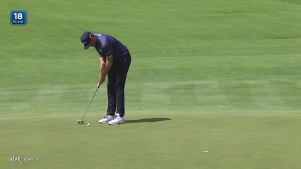 Keegan Bradley | Round 3 | 18th hole | Shot 4 | 2025 Rocket Classic