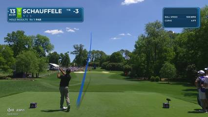 Xander Schauffele | Round 2 | 13th hole | Shot 1 | 2026 Truist Championship