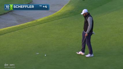 Scottie Scheffler | Round 1 | 10th hole | Shot 5 | 2026 The Genesis