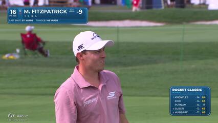 Matt Fitzpatrick | Round 2 | 16th hole | Shot 2 | 2025 Rocket Classic