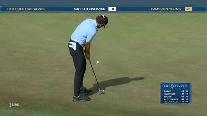 Cameron Young | Round 4 | 11th hole | Shot 5 | 2026 THE PLAYERS