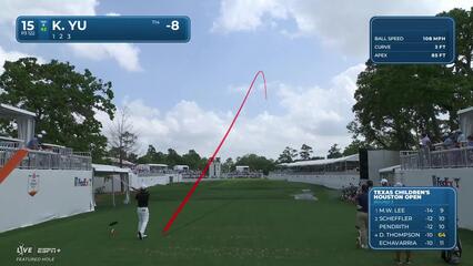 Kevin Yu | Round 3 | 15th hole | Shot 1 | 2025 Houston Open