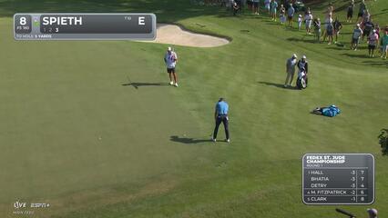 Jordan Spieth | Round 1 | 8th hole | Shot 4 | 2025 FedEx St. Jude