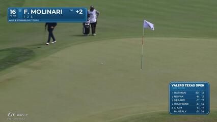Francesco Molinari | Round 4 | 16th hole | Shot 2 | 2025 Valero