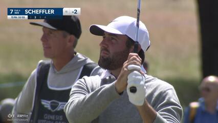 Scottie Scheffler | Round 1 | 7th hole | Shot 2 | 2025 Genesis Scottish Open