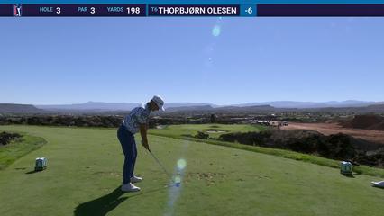 Thorbjørn Olesen | Round 2 | 3rd hole | Shot 1 | 2025 Bank of Utah